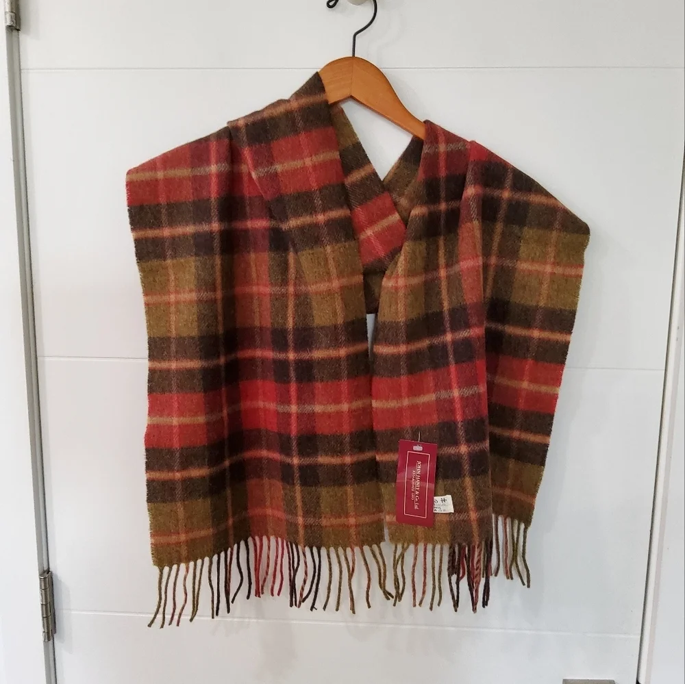 John Hanly Plaid Scarf